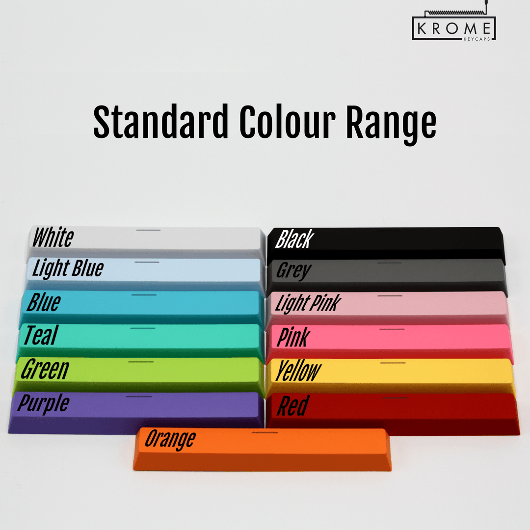 Custom Keycap Colours - Standard Range Krome Keycaps LTD MixFree
