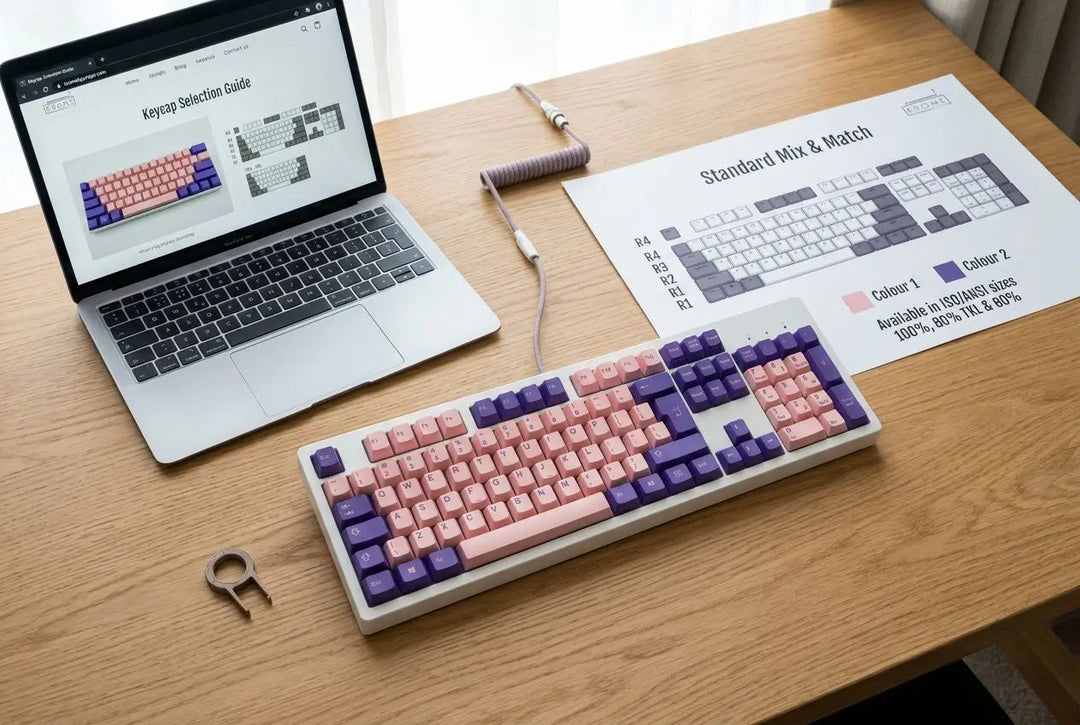 Keycap-guide: Auswahl, Materialien und Tastatur-Kompatibilität