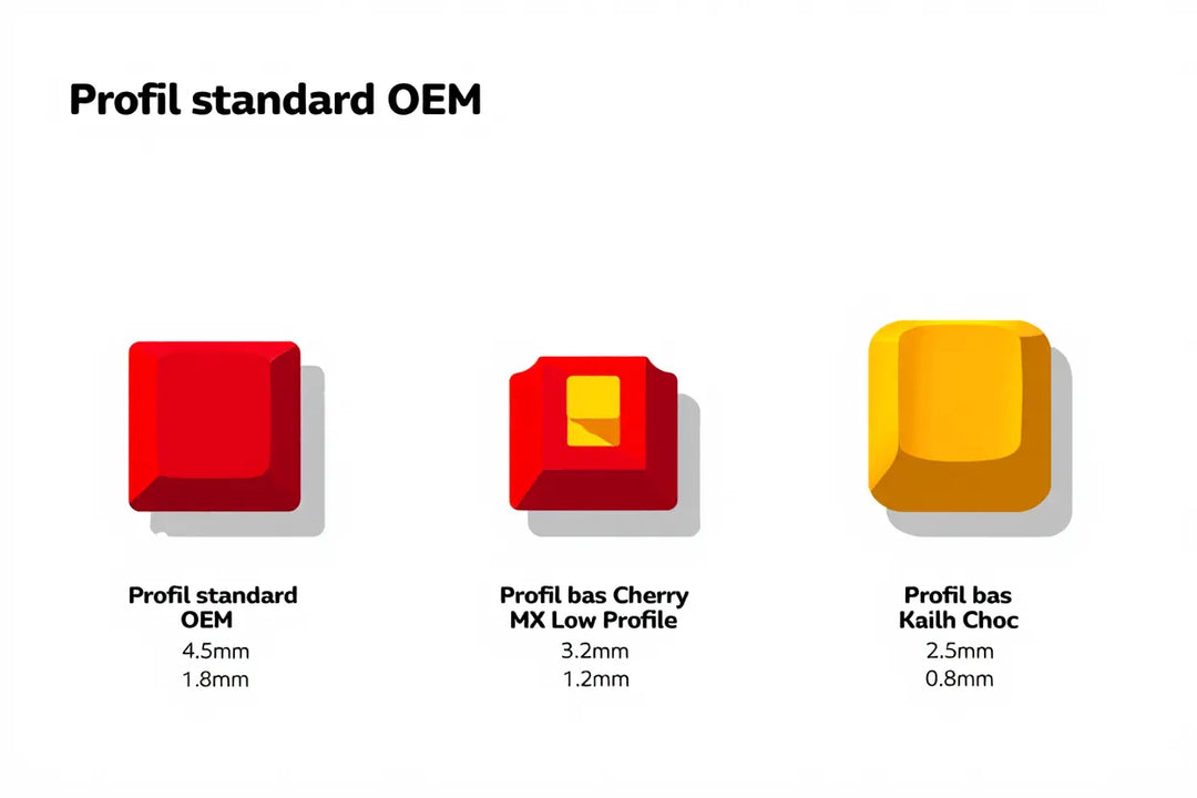 Keycaps iso fr profil bas : guide d'achat et compatibilité touches iso