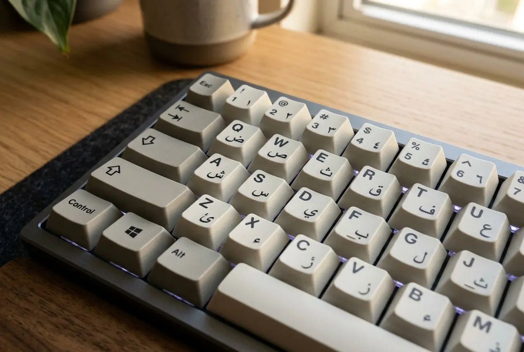 Difference between arabic 101 and 102 keyboard layout explained