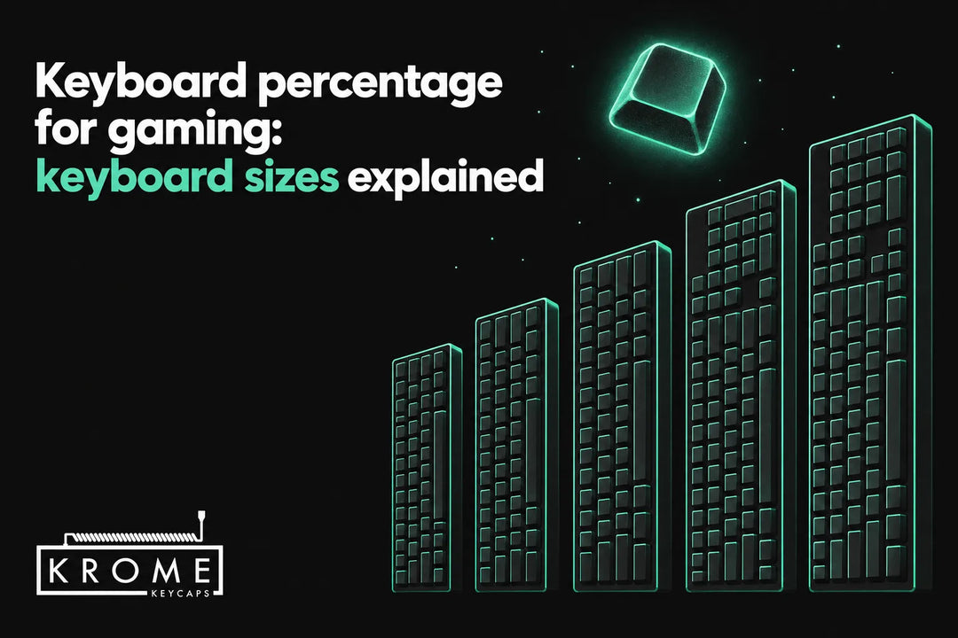 Keyboard percentage for gaming: keyboard sizes explained