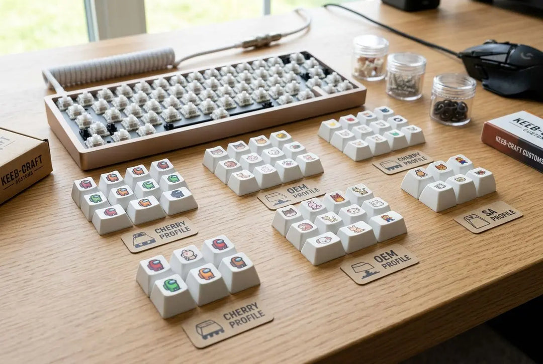 Difference between keycap profiles for gaming explained