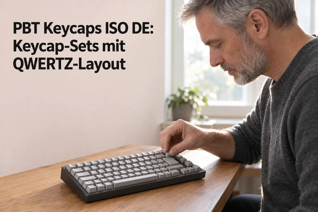 PBT Keycaps ISO DE: Keycap-Sets mit QWERTZ-Layout