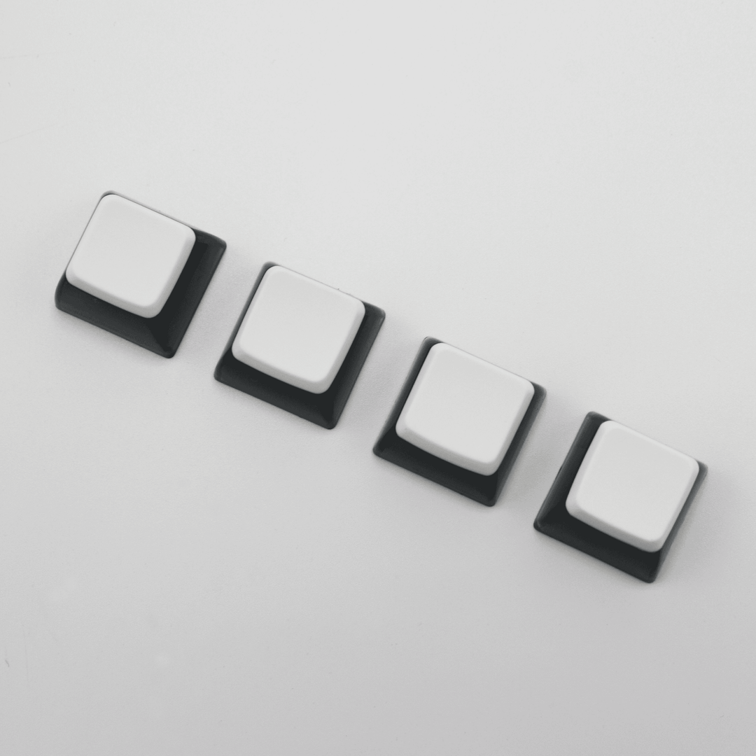 Single Blank Pudding ASA PBT Keycaps – Choose Any Row