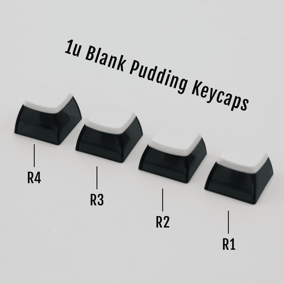 Single Blank Pudding ASA PBT Keycaps – Choose Any Row