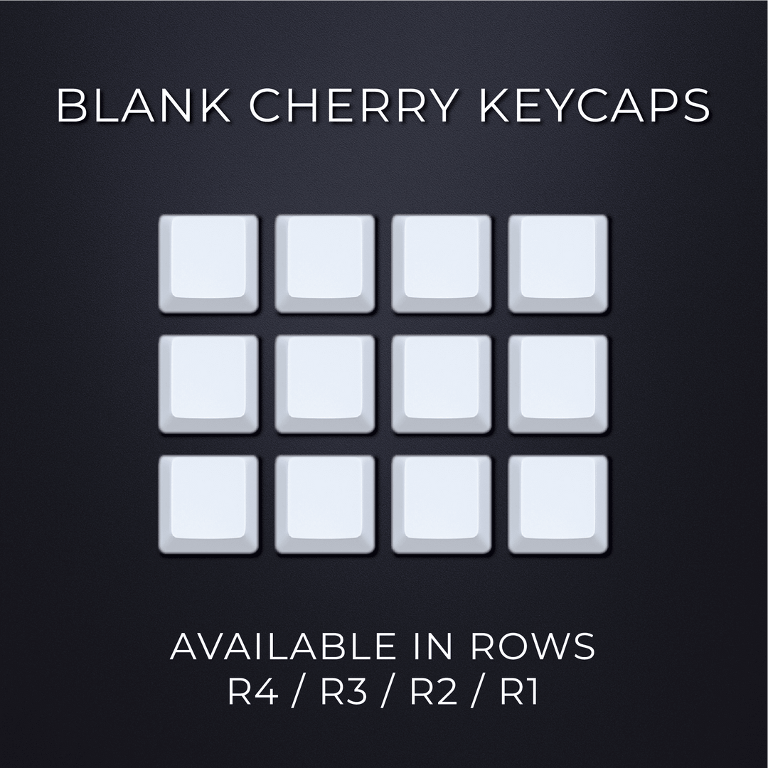 Keyboard Rows Layout R1 R2 R3 R4 Blank Keycaps – Krome Keycaps LTD