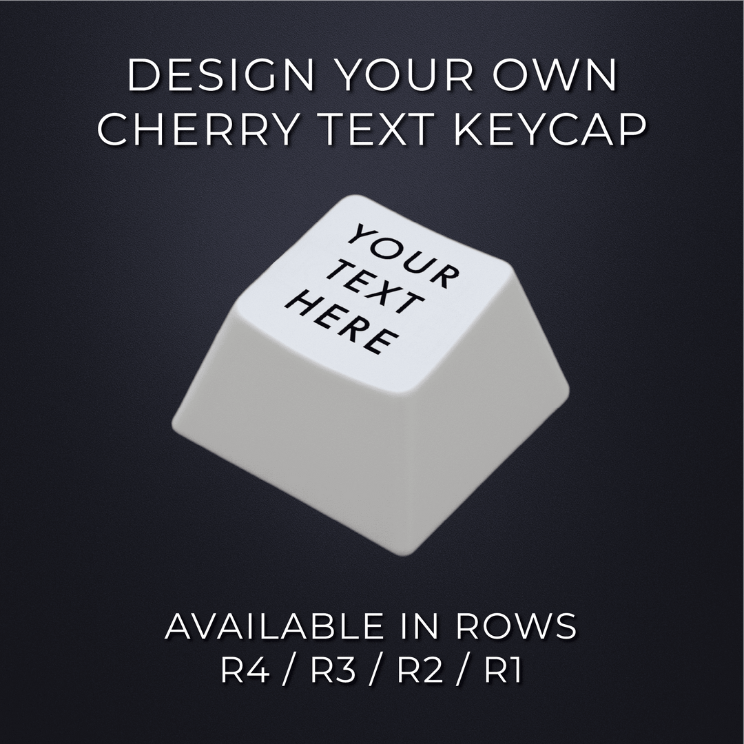 Custom Keykaps Create Your Own Custom Cherry Text Keycap – Krome Keycaps LTD