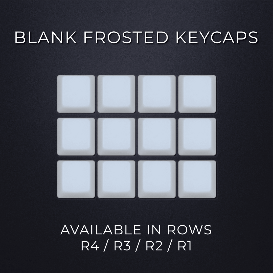 Urutan R1 R2 R3 R4 Keyboard Blank Keycaps – Krome Keycaps LTD