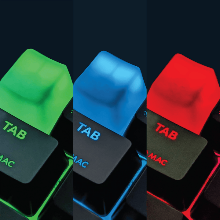 Single Blank Frosted OEM PBT Keycaps – Choose Any Row