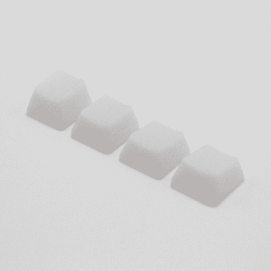 Single Blank Frosted OEM PBT Keycaps – Choose Any Row