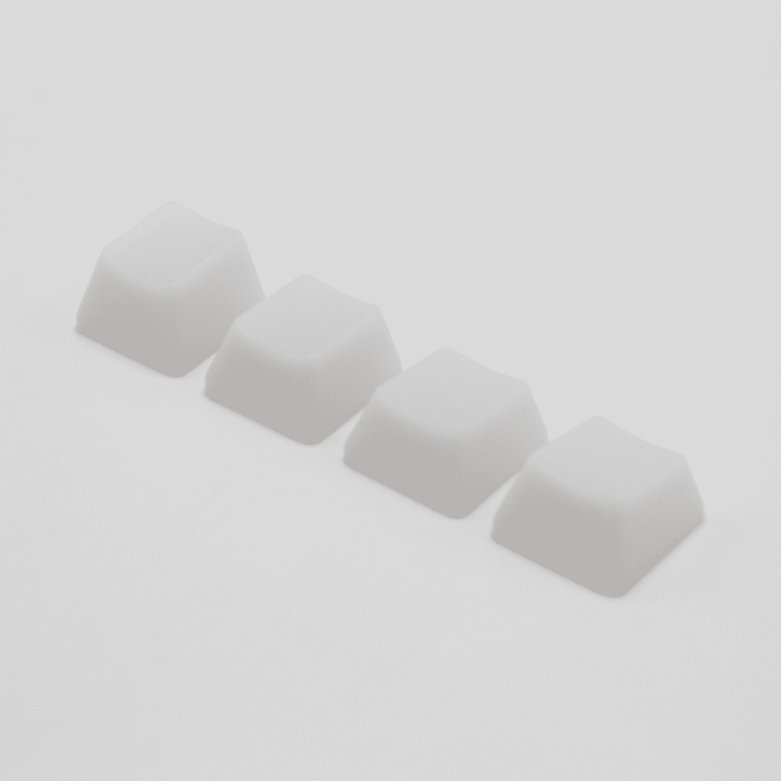 Single Blank Frosted OEM PBT Keycaps – Choose Any Row