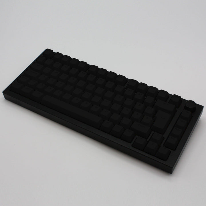 Black Backlit German Keycaps - ISO-DE - Windows & Mac - kromekeycaps