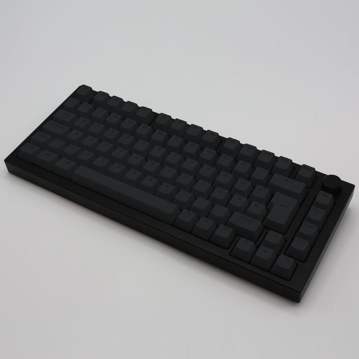 Charcoal Backlit German Keycaps - ISO-DE - Windows & Mac - kromekeycaps