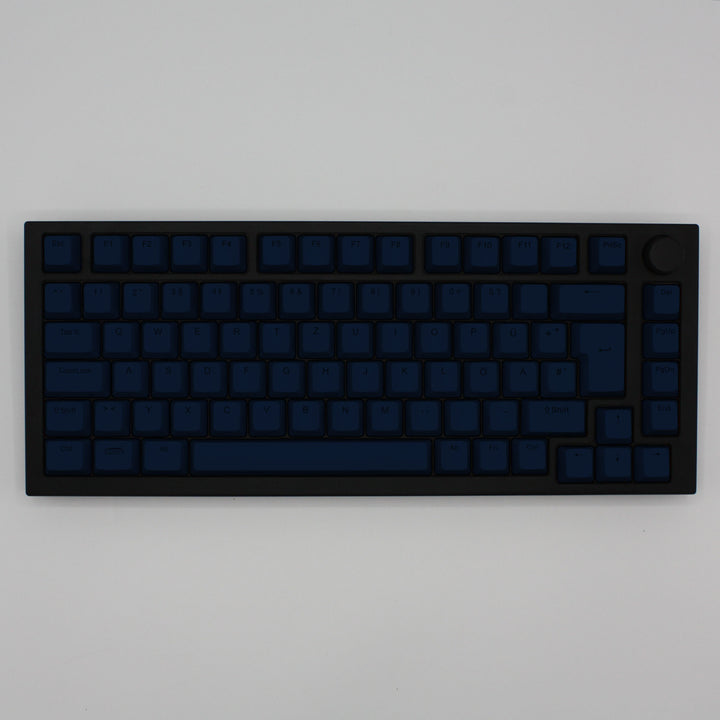 Navy Backlit German Keycaps - ISO-DE - Windows & Mac - kromekeycaps