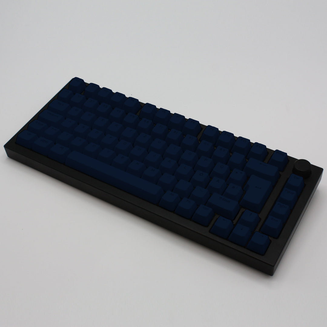 Navy Backlit German Keycaps - ISO-DE - Windows & Mac - kromekeycaps