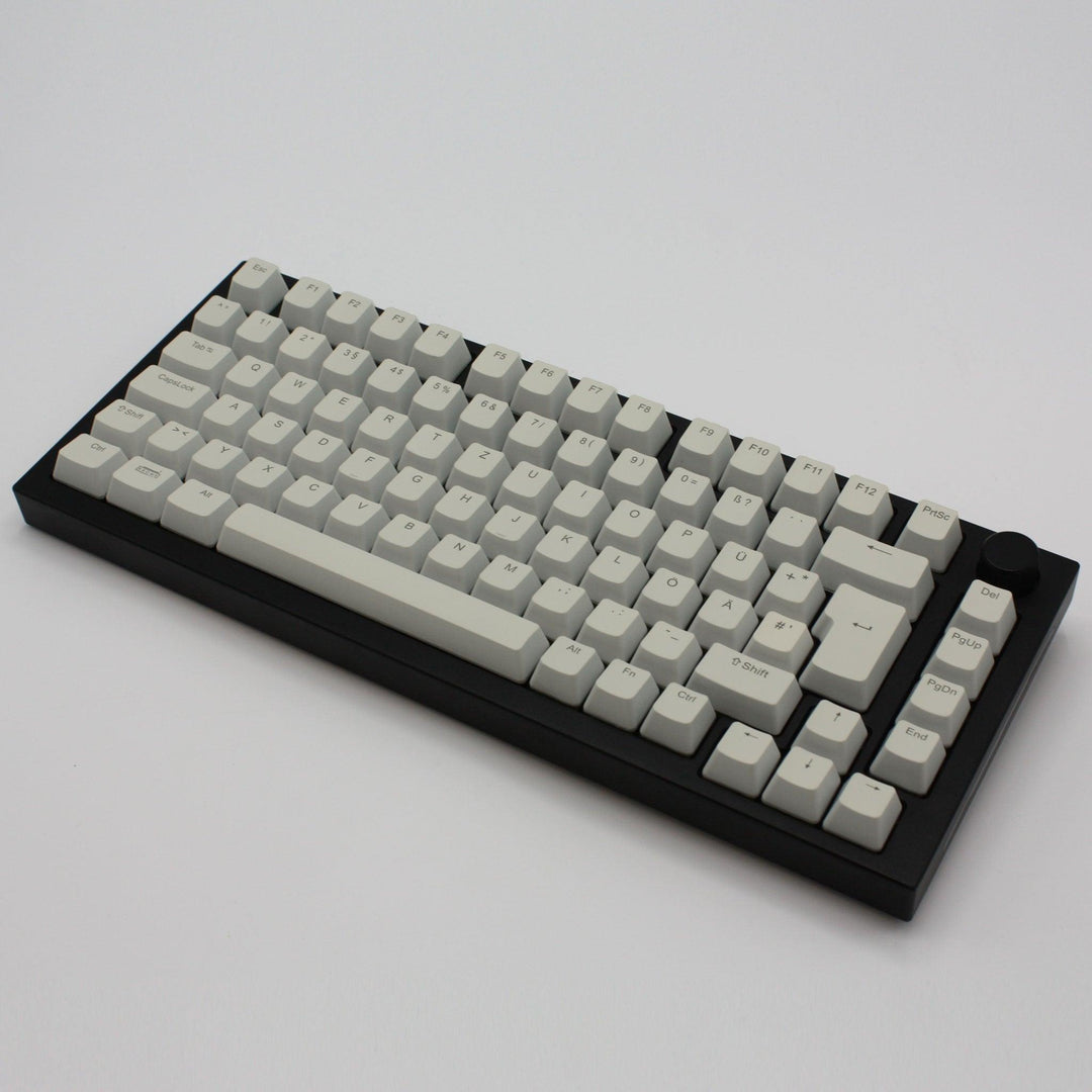 Off White German (ISO-DE) Backlit ABS Keycaps for Windows & Mac Krome Keycaps LTD german