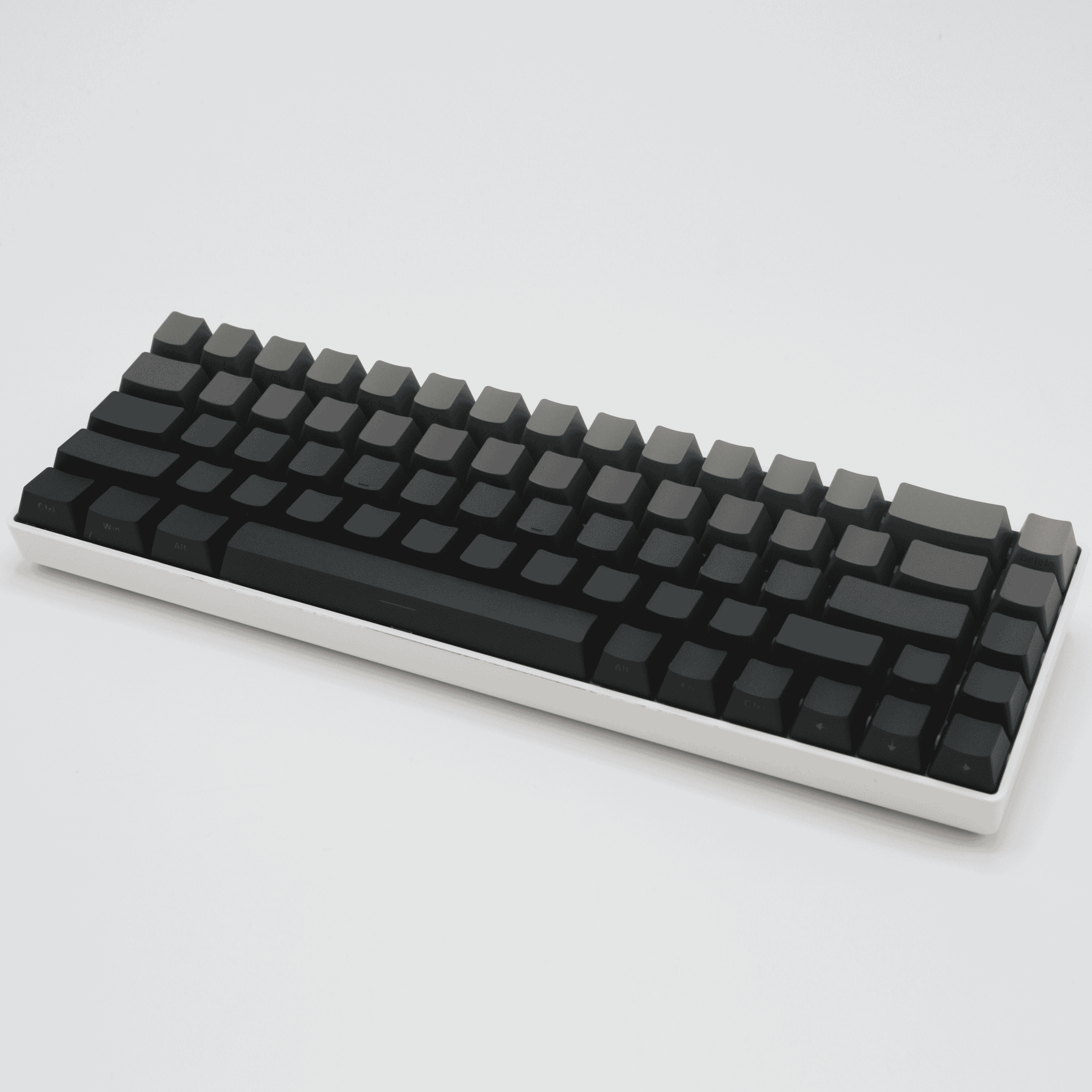 Gray Gradient Contour Keycaps Grey Gradient Side-Profile Backlit PBT Keycaps – Krome Keycaps LTD