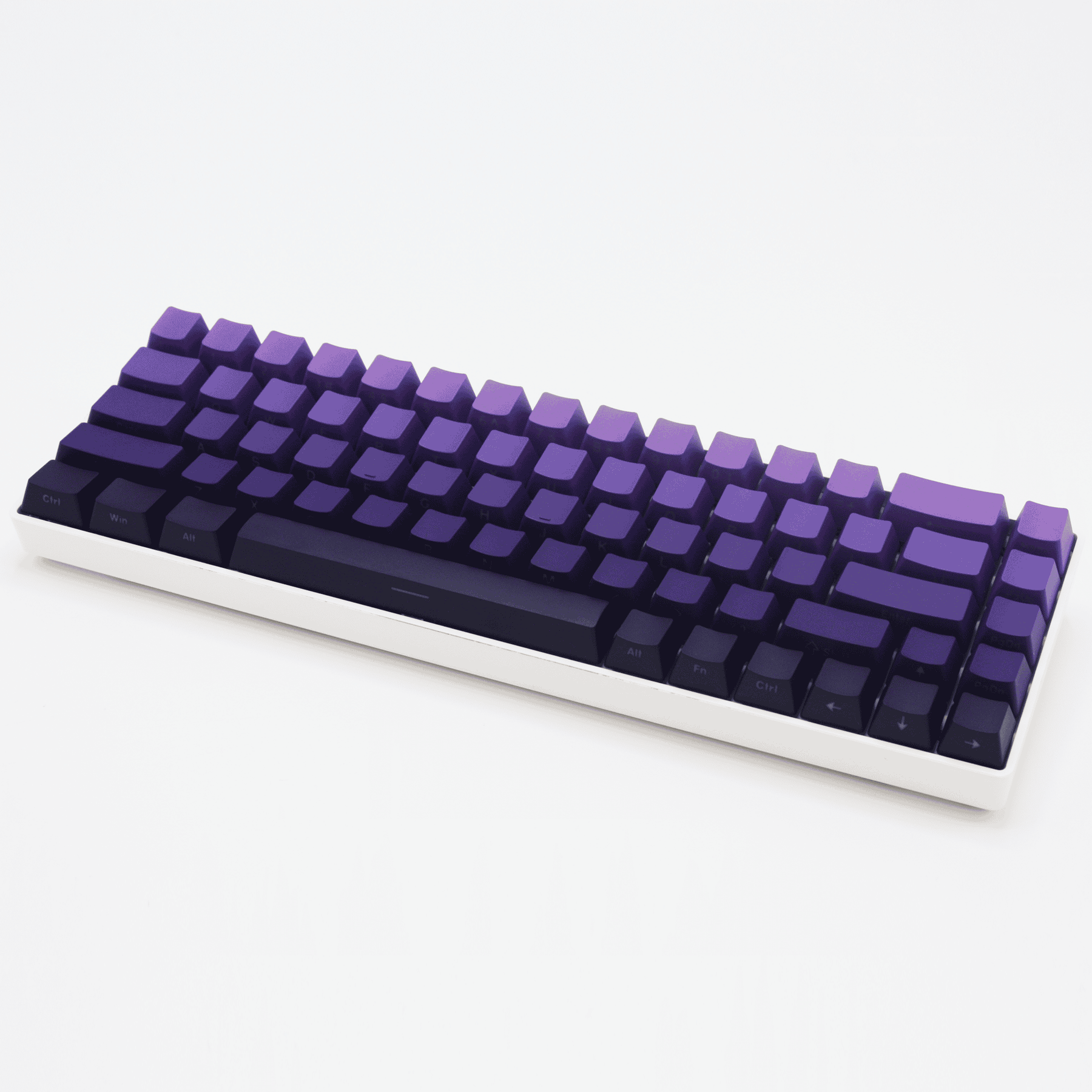 Purple Gradient Side-Profile Backlit PBT Keycaps – Krome Keycaps LTD