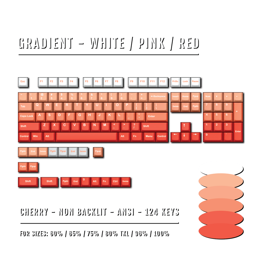 Keycaps Sa Gradient Gradient Keycaps – Krome Keycaps LTD
