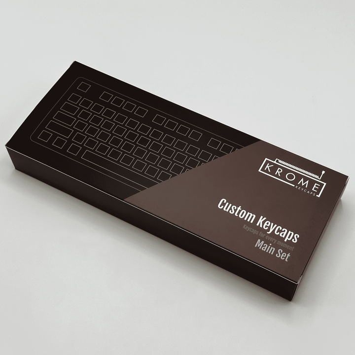 Black German (ISO-DE) Backlit ABS Keycaps for Windows & Mac Krome Keycaps LTD german