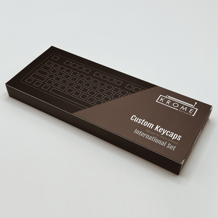 White Norwegian (ISO-NO) Backlit ABS Keycaps for Windows & Mac Krome Keycaps LTD norwegian