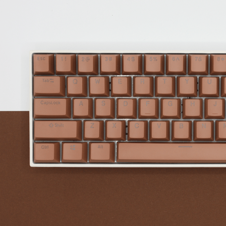 Light Brown UK Dual Language PBT Keycaps Krome Keycaps LTD Single Colour, UK
