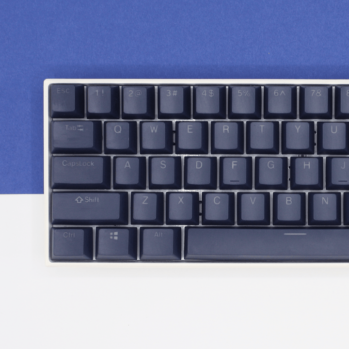 Navy Japanese Dual Language PBT Keycaps Krome Keycaps LTD 