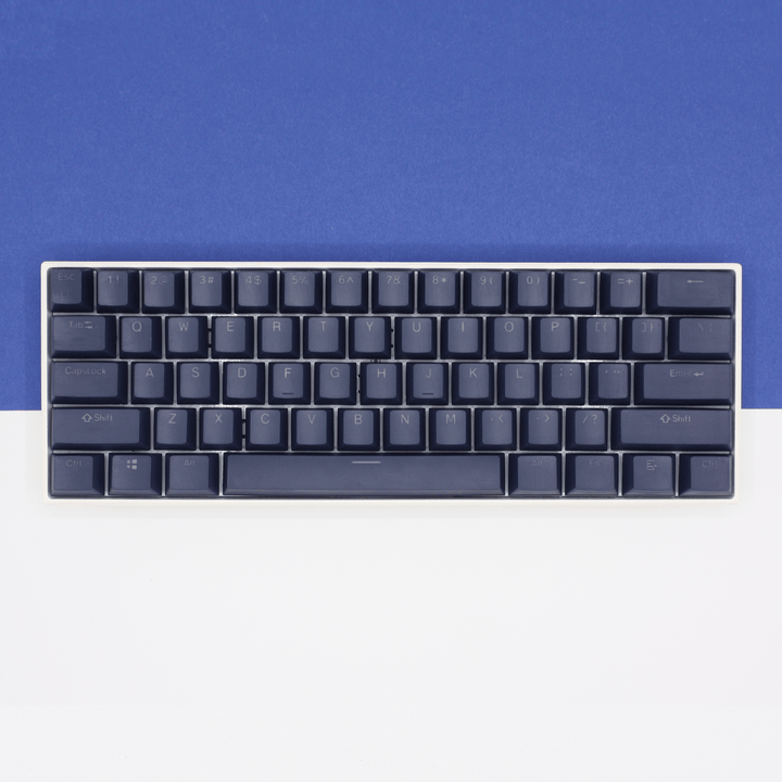 Navy Japanese Dual Language PBT Keycaps Krome Keycaps LTD 
