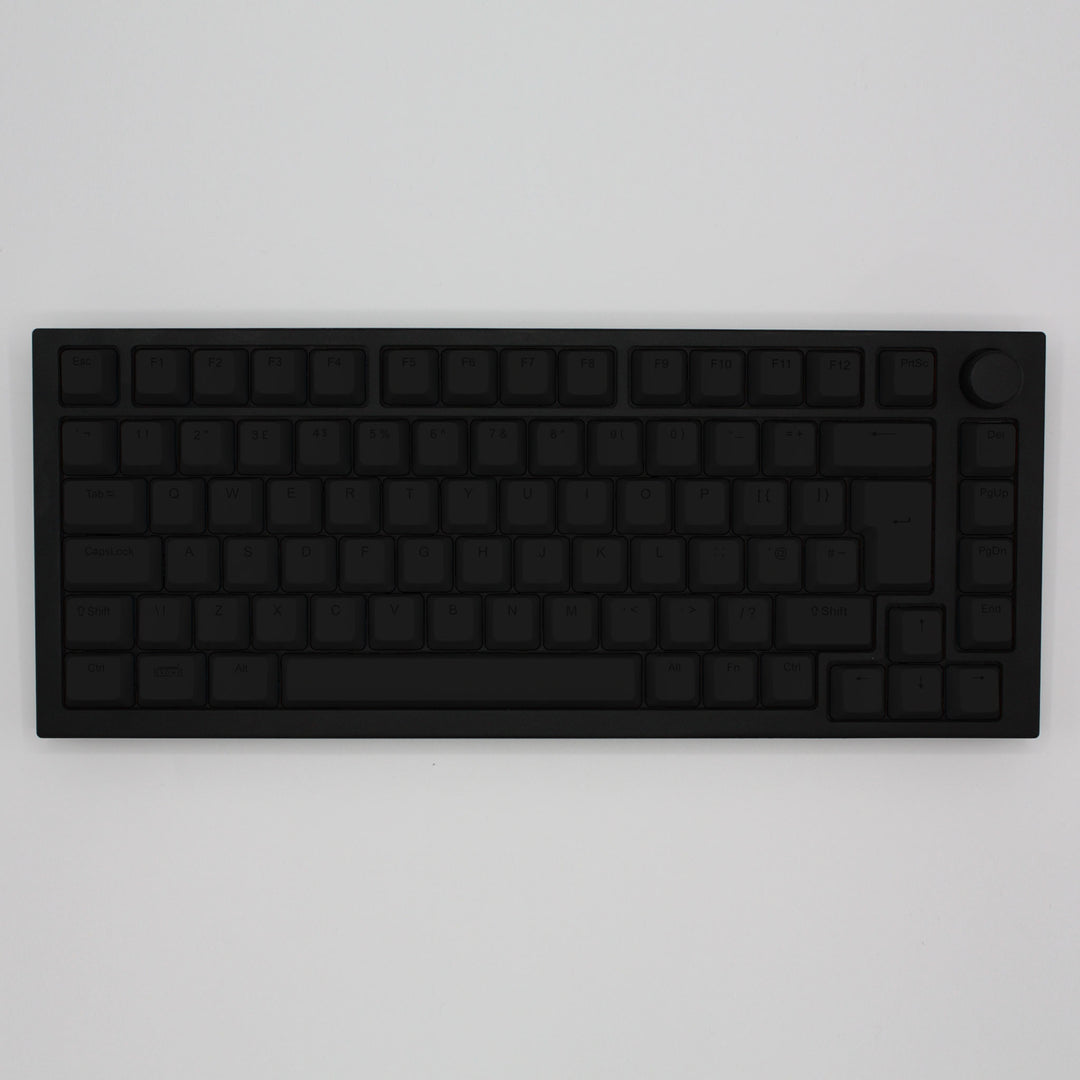 Black Backlit UK Keycaps - ISO/ANSI - Windows & Mac - kromekeycaps