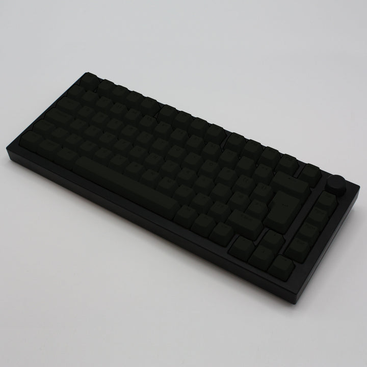 Charcoal Green Backlit UK Keycaps - ISO/ANSI - Windows & Mac - kromekeycaps