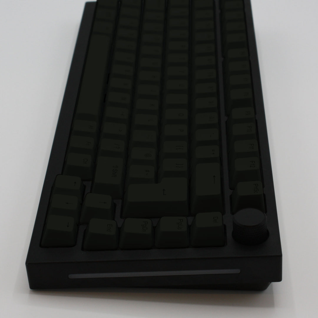 Charcoal Green Backlit UK Keycaps - ISO/ANSI - Windows & Mac - kromekeycaps