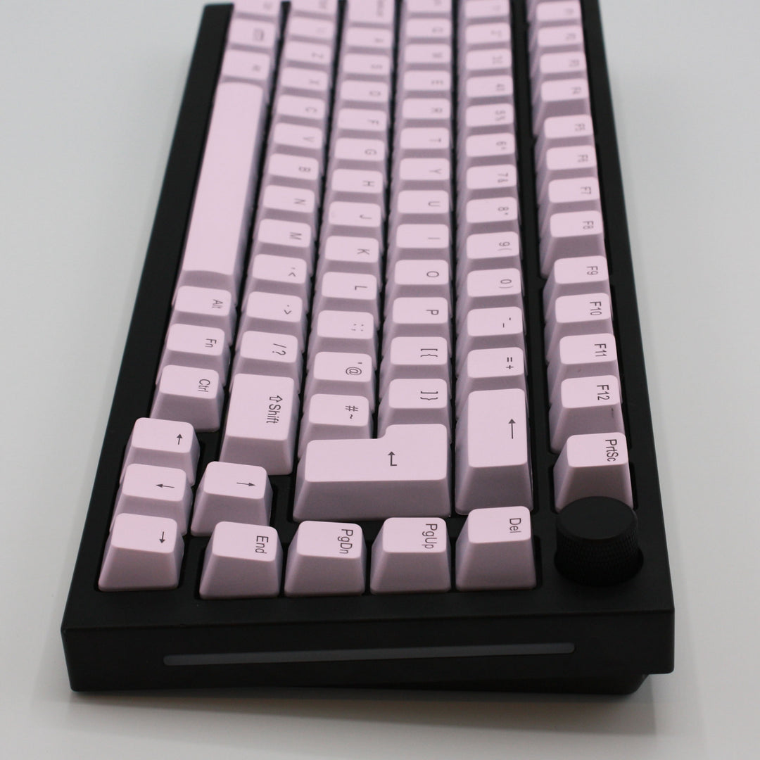 Light Pink Backlit UK Keycaps - ISO/ANSI - Windows & Mac - kromekeycaps