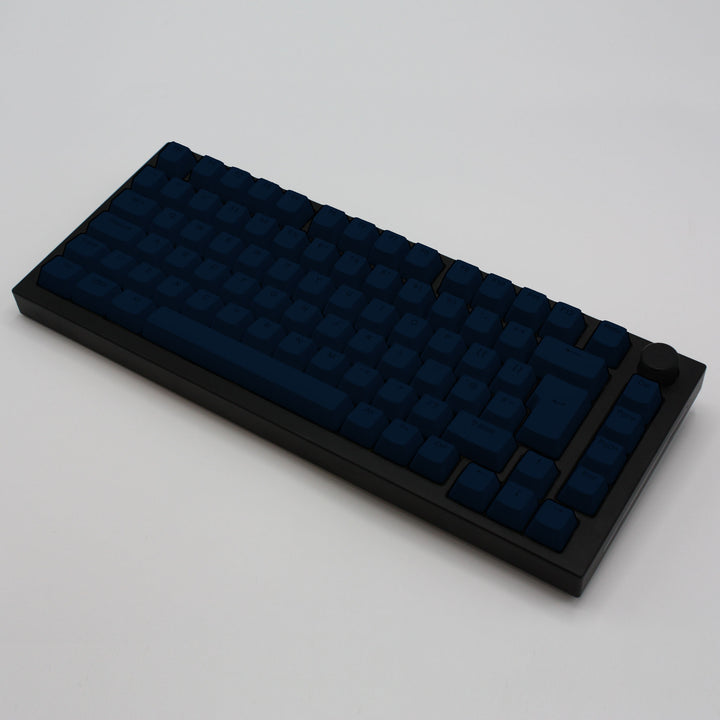 Navy Backlit UK Keycaps - ISO/ANSI - Windows & Mac - kromekeycaps