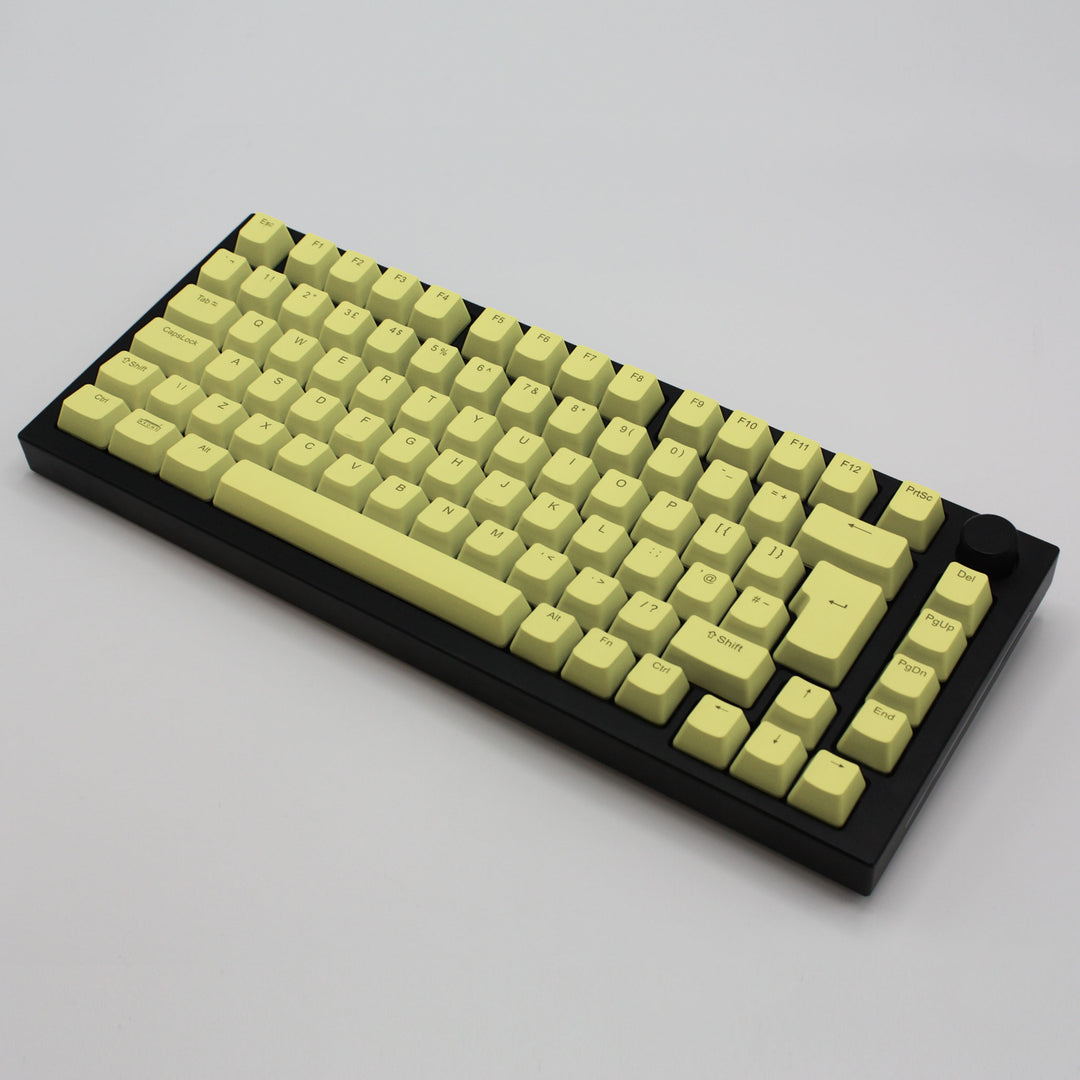 Yellow Backlit UK Keycaps - ISO/ANSI - Windows & Mac - kromekeycaps