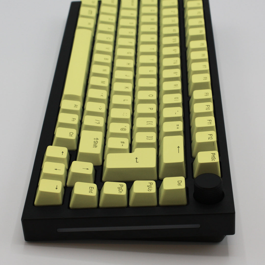 Yellow Backlit UK Keycaps - ISO/ANSI - Windows & Mac - kromekeycaps