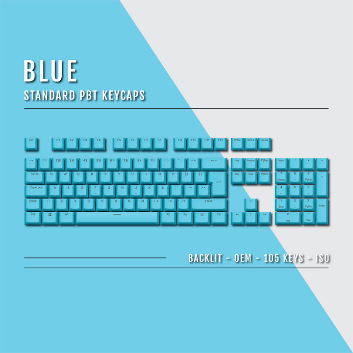 Blue Backlit PBT Keycaps Krome Keycaps LTD Single Colour, USA
