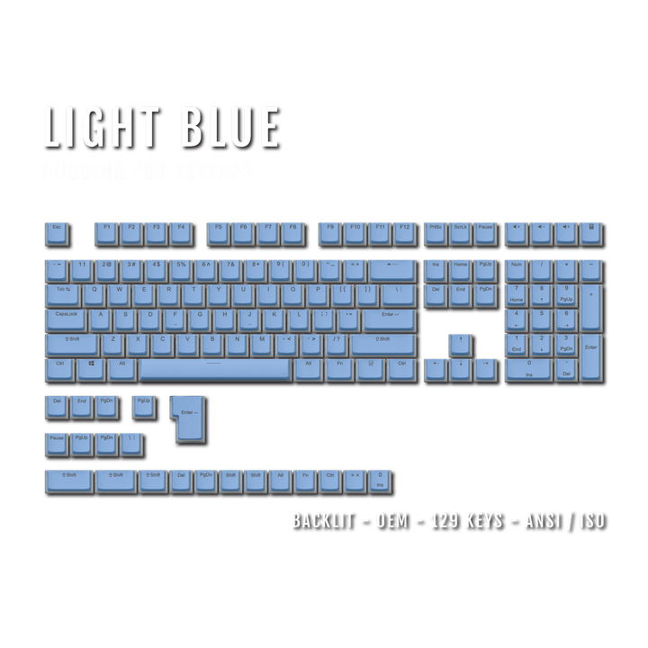 Pudding Keycaps Color Pudding Keycaps for RGB Keyboards | PBT Set – Krome Keycaps LTD