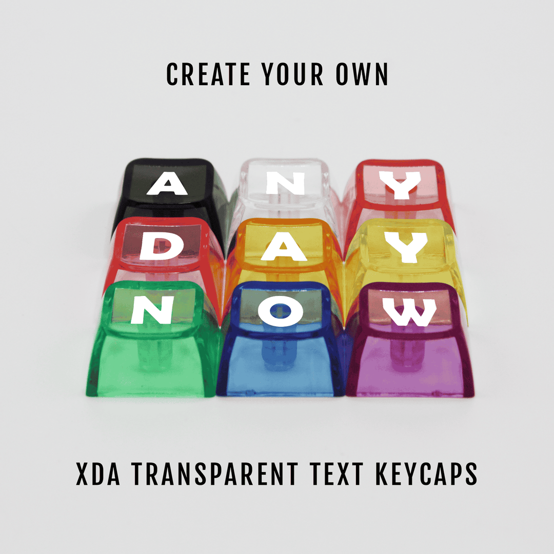 Create Your Own Custom XDA Text Keycap