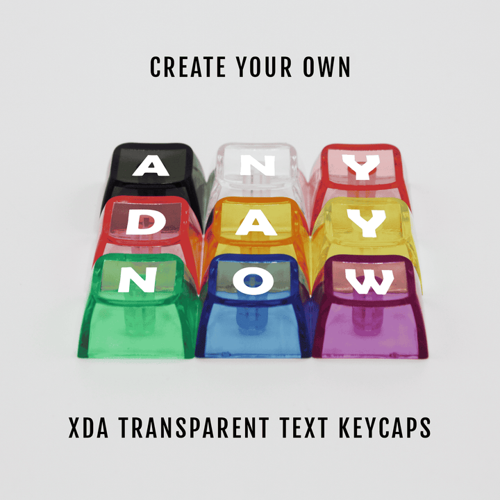Create Your Own Custom XDA Text Keycap