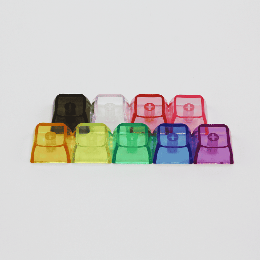 Single Blank Transparent XDA PBT Keycaps