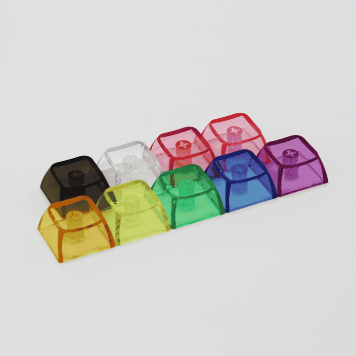 Single Blank Transparent XDA PBT Keycaps