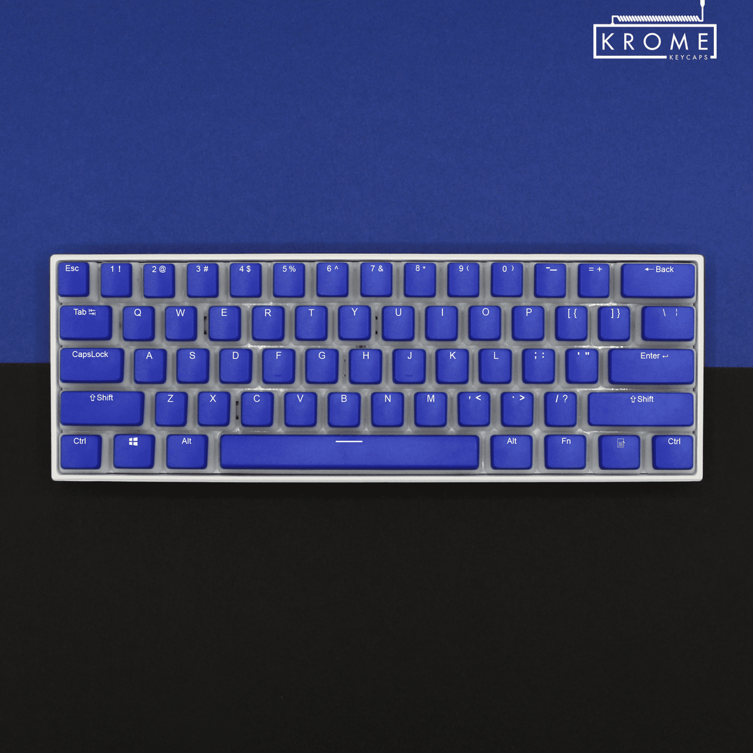 Dark Blue Dutch Dual Language PBT Pudding Keycaps