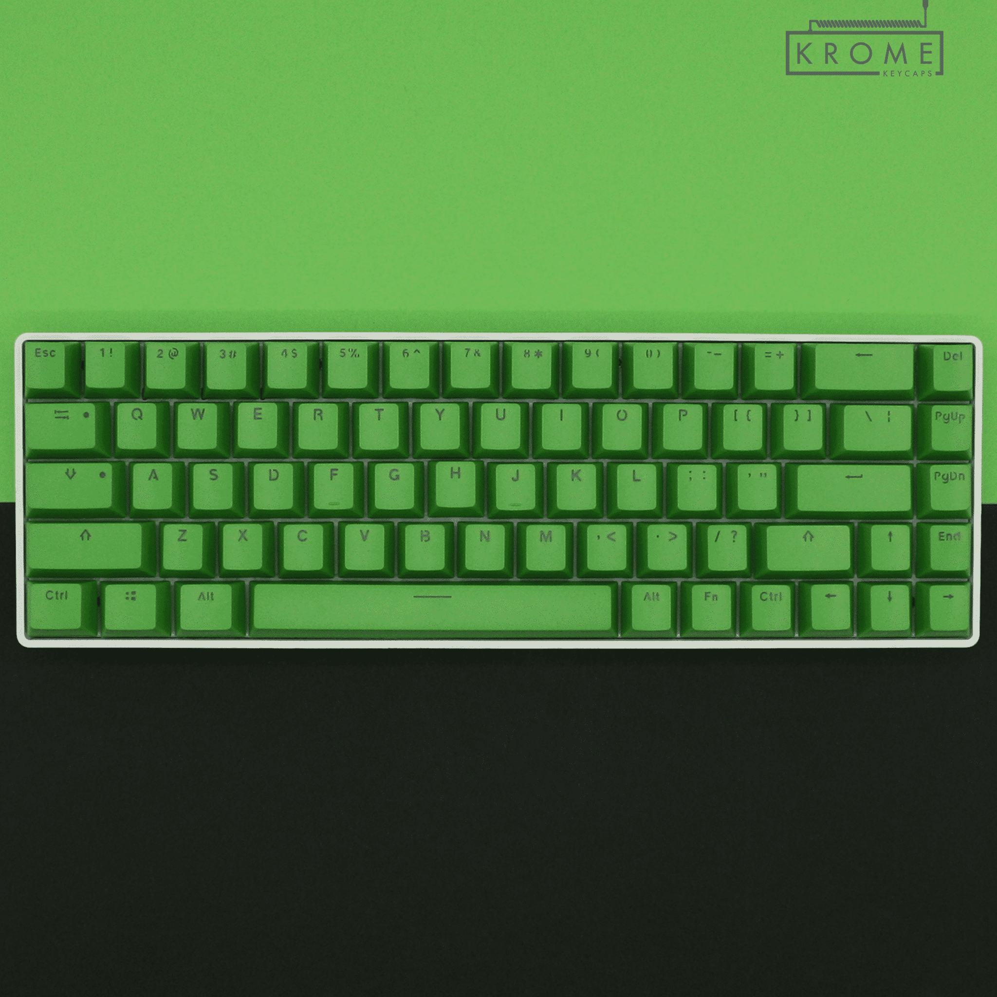 Green Keychron (Layout) Dual Language PBT Keycaps - 65/75% – Krome