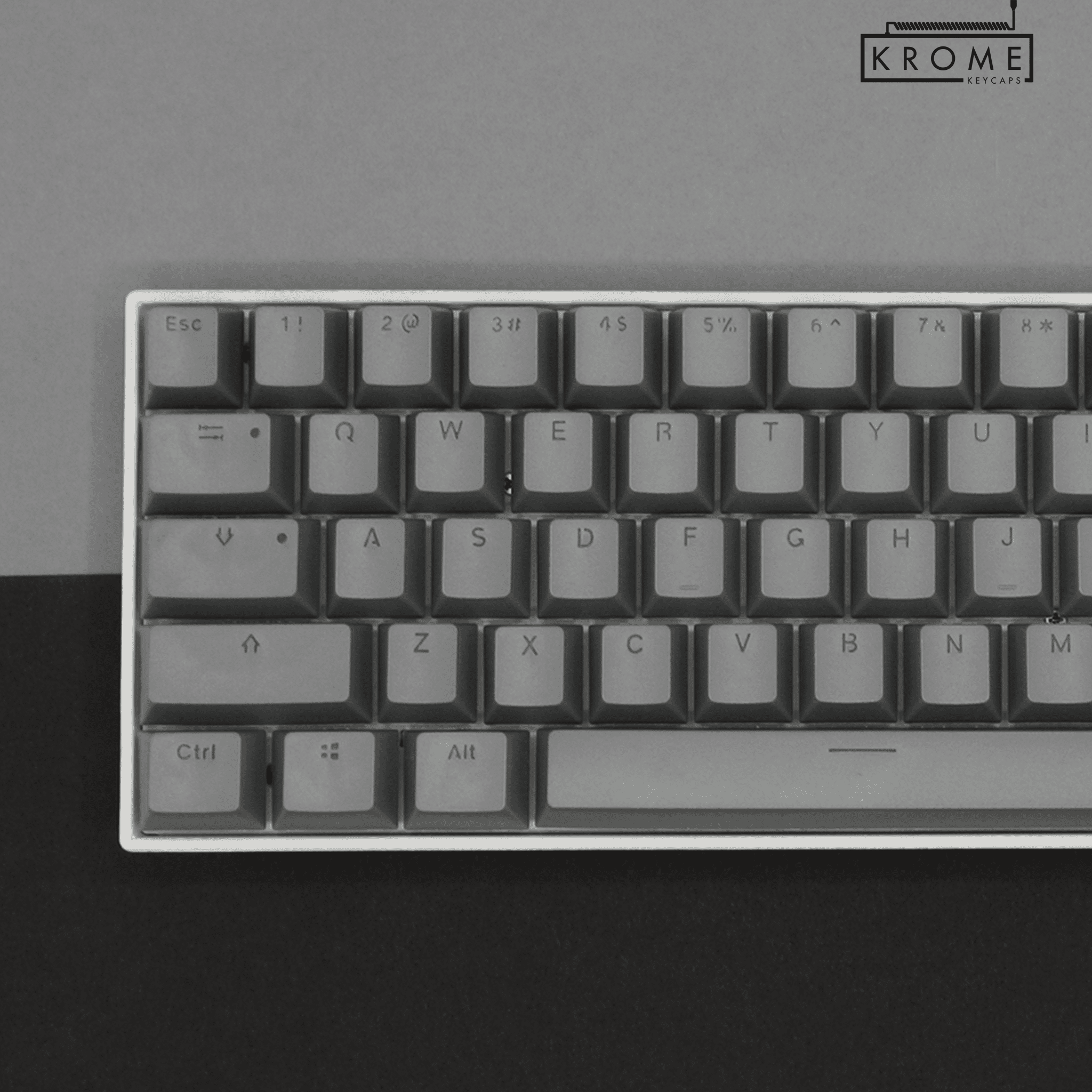 Grey Japanese Dual Language PBT Keycaps - 65/75% – Krome Keycaps LTD