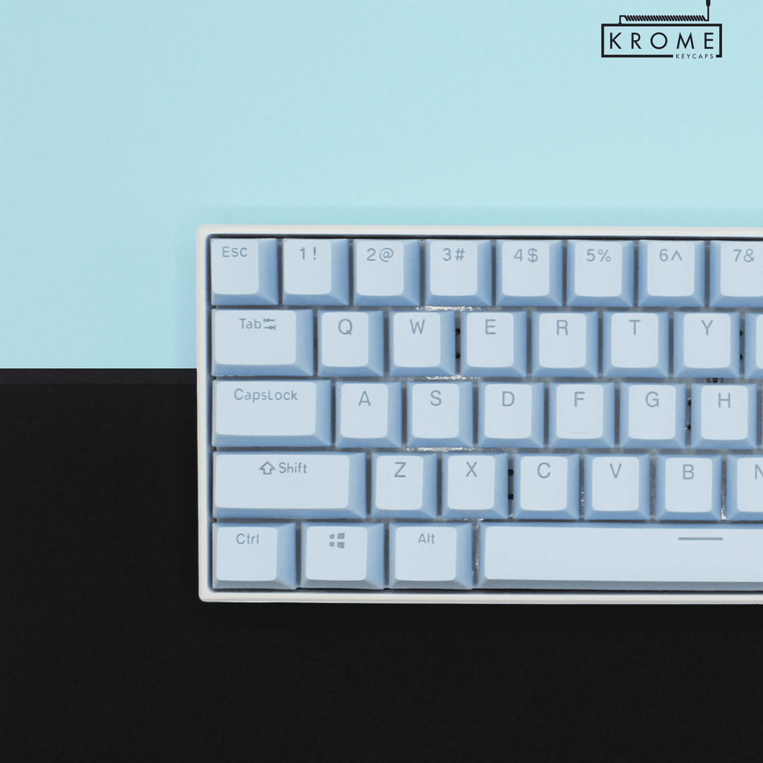 Light Blue UK & Keychron (Layout) Dual Language PBT Keycaps – Krome ...