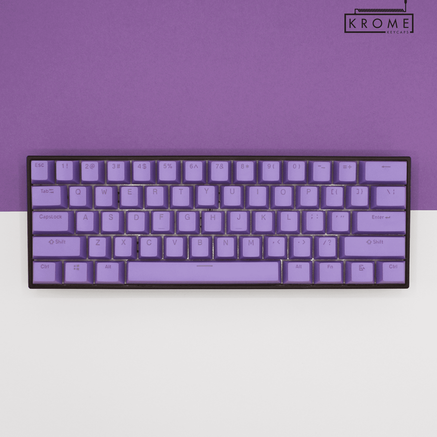 Purple UK & Keychron (Layout) Dual Language PBT Keycaps – Krome Keycaps LTD