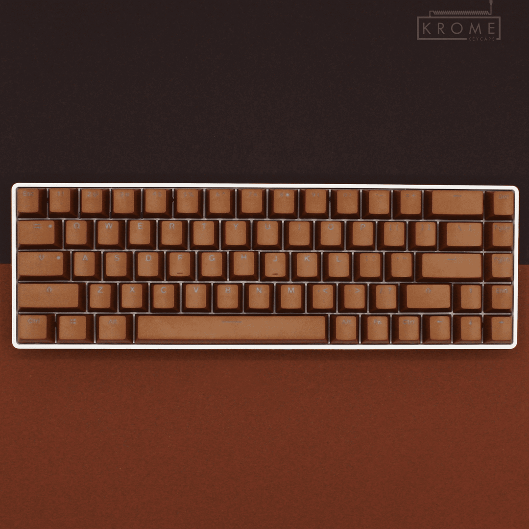 Light Brown Italian (ISO-IT) Dual Language PBT Keycaps - 65/75% – Krome ...