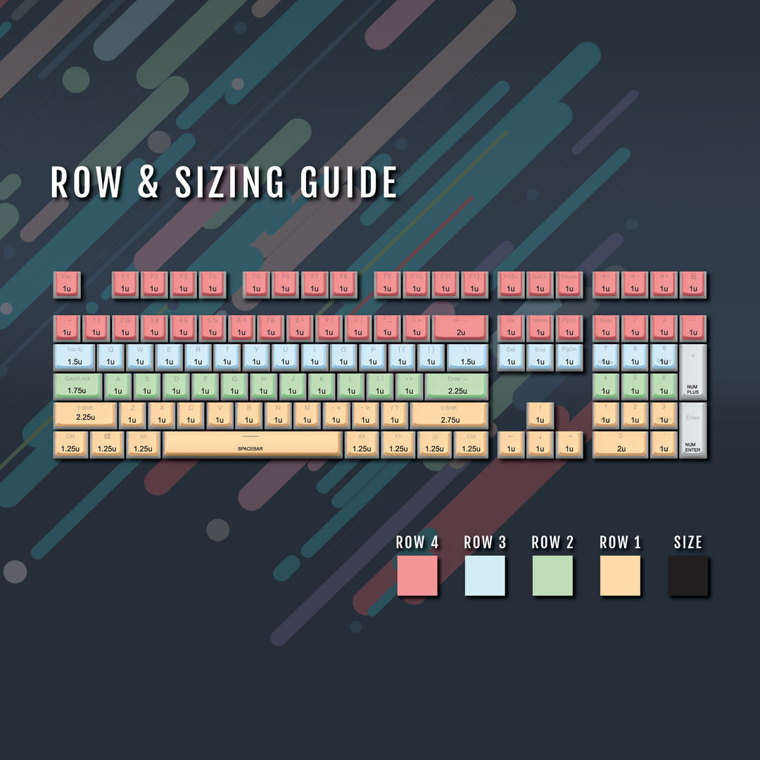Blue Backlit PBT Pudding Keycaps Krome Keycaps LTD Pudding Single