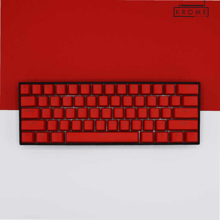 100/80/60% - ISO/ANSI - Create Your Own Standard - Dual Colour Way Krome Keycaps LTD 100/80/60, Multicolour