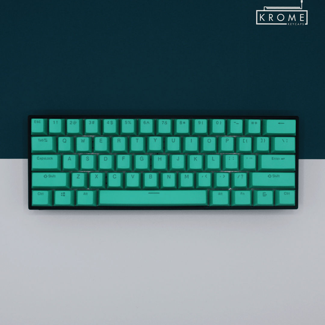 100/80/60% - ISO/ANSI - Create Your Own Standard - Dual Colour Way Krome Keycaps LTD 100/80/60, Multicolour